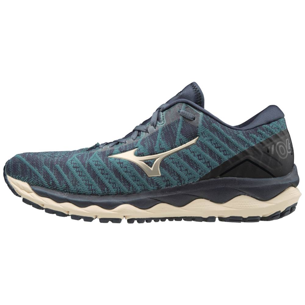 Sapatilhas Running Mizuno Wave Sky 4 WAVEKNIT™ - Homem - Azul Anil - EPLAK9617